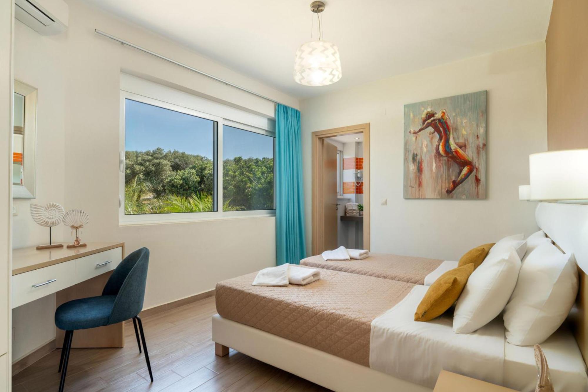 Villa Ariella With Sea View Agia Marina Eksteriør billede